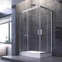 Душевой уголок AM.PM Gem 1200x800x1900 сатин W90G-404-120280-MT