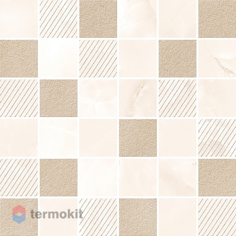 Керамическая плитка Azori Opale Beige Mosaic мозаика 30х30