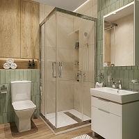 Душевой уголок STWORKI Дублин 2000x900x900 3GW016TTKK000