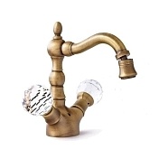 Смеситель для биде Cezares Atlantis бронза, ручка Swarovski ATLANTIS-BS2-02-Sw