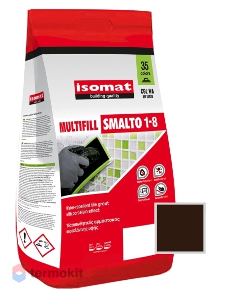 Затирка Isomat Multifill Smalto 1-8 Темно-коричневый 40 (2 кг)