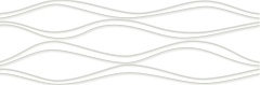 Керамическая плитка EspinasCeram Royal White Decor настенная 30x90
