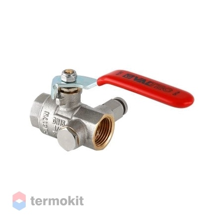 Valtec Кран шаровой муфтовый с дренажем и воздухоотводчиком ВВ 3/4"