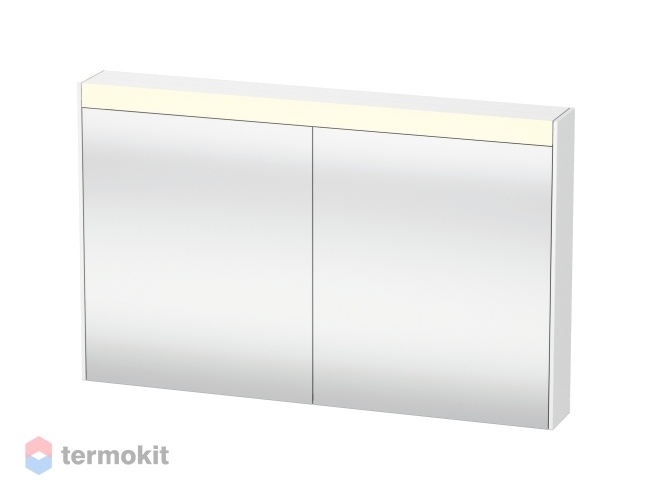 Зеркальный шкаф Duravit Brioso 102 с подсветкой белый BR710301818