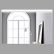 Зеркало BelBagno UNO 120 в алюминиевой раме с подсветкой с сенсорным выкл. SPC-UNO-1200-800-TCH