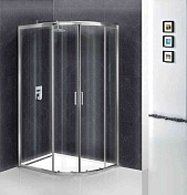 Душевой уголок BelBagno UNO 1950x1000x800 хром UNO-195-RH-2-100/80-C-Cr