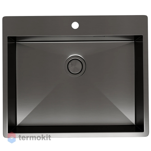 Мойка для кухни Reflexion Iseo 60-BL оружейная сталь RX2260BL