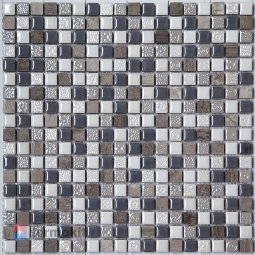 Керамическая Мозаика Bonaparte Smoke (15x15x8) 30х30