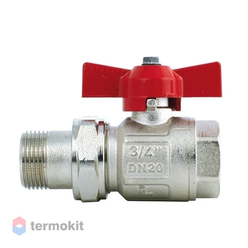 Кран шаровой Itap с накидной гайкой 3/4" (бабочка) серия Ideal
