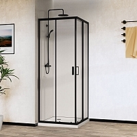 Душевой уголок Vincea City 1950x1000x800 черный VSS-5CT8010CLB