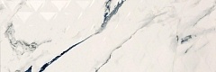 Керамическая плитка Porcelanite Dos Firenze 9543 Blue Calacatta Relieve настенная 30x90