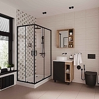 Душевой уголок Niagara Nova 1950x1000x800 черный 68810811BLACK