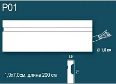 Молдинг Perfect Plus P01