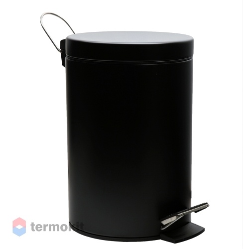 Ведро для мусора 5L WasserKRAFT черный матовый K-635BLACK