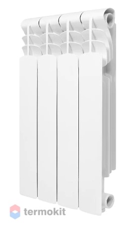 Алюминиевый радиатор Royal Thermo Revolution 500 \ 04 секции \ с боковым подключением