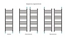 Водяной полотенцесушитель Сунержа Богема с полкой+ 1200x400 арт. 00-0223-1240