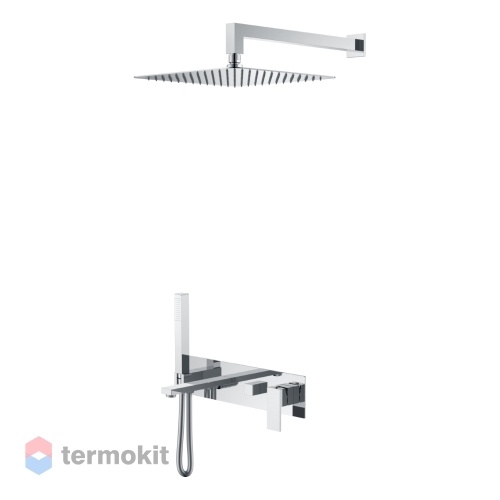 Душевой комплект скрытого монтажа Boheme Qubic 474-CR