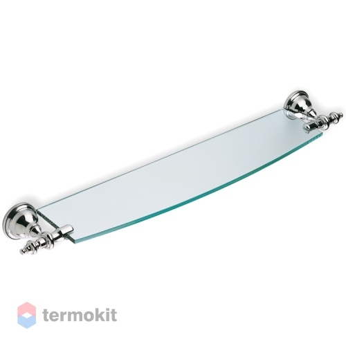 Стеклянная полка Webert Ottocento хром AM500701015
