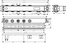 Скрытая часть Hansgrohe RainSelect для 3 потребителей 15311180