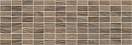 Керамическая плитка Laparet Zen мозаичный коричневый MM60066 декор 20х60
