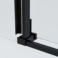 Душевой уголок Vincea Soft 2 2000x1400x800 черный VSR-3SO28014CLB