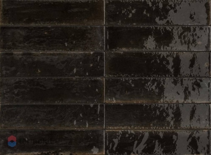 Керамическая плитка Marazzi Italy Lume M6RP Black 6х24