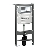 Инсталляция для унитаза Ceramica Nova Envision с клавишей смыва Flat хром CN1002CH