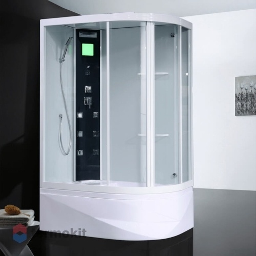 Душевая кабина Orans 130x90 белый SR-86155 L-ED