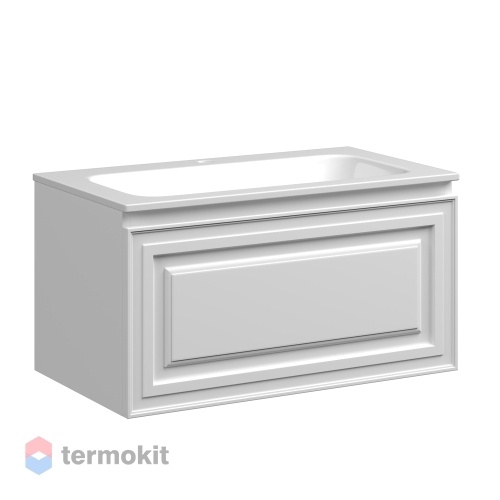 Тумба с раковиной SANCOS Very 80 подвесная bianco VR80W+CN7012