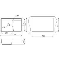 Мойка для кухни Paulmark Flugen черный PM217850-BL