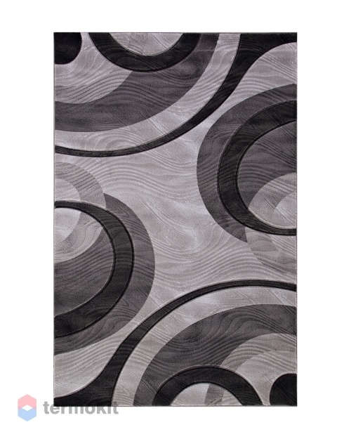 Ковёр Merinos Mega Carving 250x350 прямоугольный серый 4783