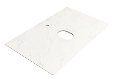 Столешница La Fenice Granite Gray Structural 80 мрамор белый FNC-03-PL01-80