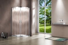Душевой уголок Vincea Garda 1900x900x900 хром (рифленое стекло) VSQ-1G900CH