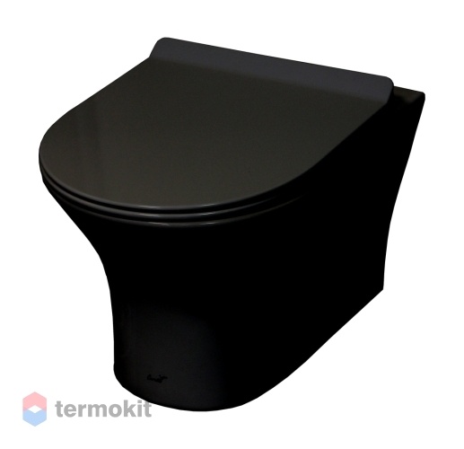 Унитаз подвесной Ceruttispa Bernina aria Matt black 2617E Matt black