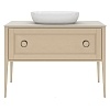 Тумба под раковину Kerama Marazzi Plaza Classic Neo напольная 120 капучино матовое PL.CN.120.1+1\CAP.M
