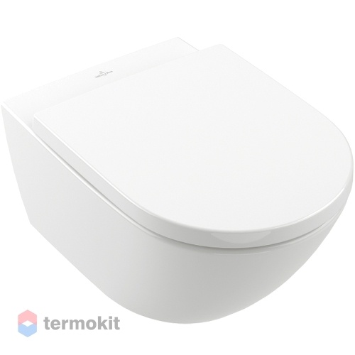 Унитаз подвесной Villeroy&Boch Subway 3.0 с сиденьем микролифт 4670TS01