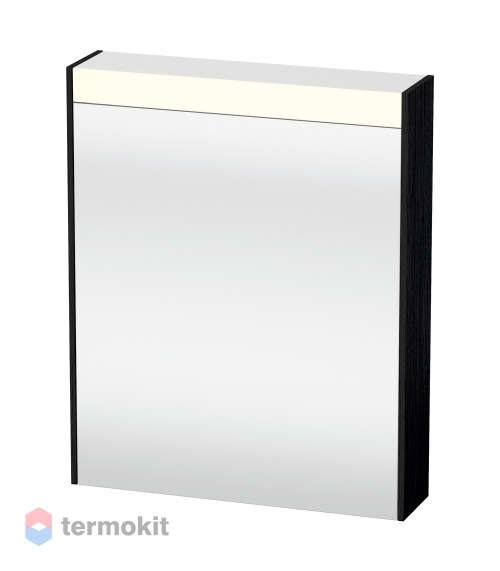 Зеркальный шкаф Duravit Brioso 62 с подсветкой Eiche (Schwarz) BR7101L1616