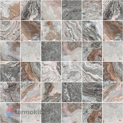 Керамическая плитка Laparet Gray Мозаика серый 30х30