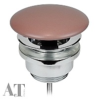 Донный клапан clic-clack AeT ELITE розовый матовый A038142