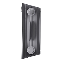 Радиатор Royal Thermo PianoForte 200 \ 12 секций \ биметаллический с боковым подключением серебристый УЦЕНЕННЫЙ