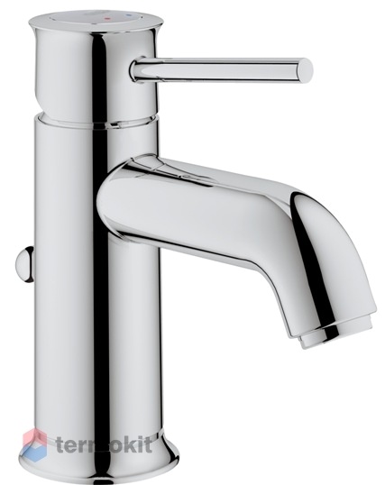 Смеситель для раковины Grohe BauClassic с донным клапаном 23161000