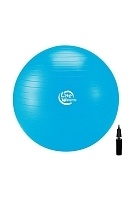 Мяч гимнастический Lite Weights 1867LW 75 см, голубой антивзрыв, с насосом
