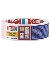 Tesa Малярная лента розовая для деликатных поверхностей 25 м × 30 мм (14 дней)