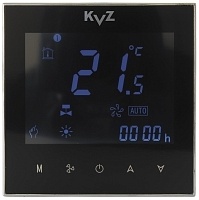 Термостат комнатный программируемый KVZ, цвет черный