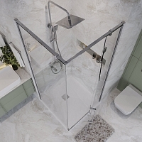 Душевой уголок Niagara Nova 1950x900x900 хром NG-6631-34