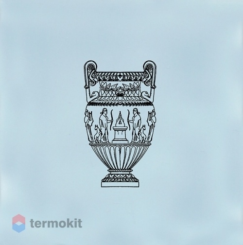 Керамическая плитка Kerama Marazzi Авеллино STG/A507/17004 голубой Декор 15x15