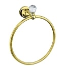 Кольцо для полотенец Cezares OLIMP Золото 24 карат/Swarovski OLIMP-RN-03/24-Sw