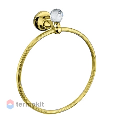 Кольцо для полотенец Cezares OLIMP Золото 24 карат/Swarovski OLIMP-RN-03/24-Sw