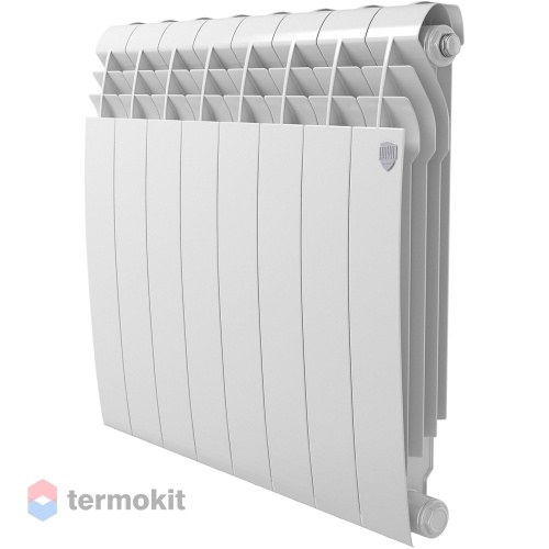 БиМеталлический радиатор Royal Thermo Biliner 500 \ 08 секций \ с боковым подключением