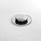 Душевая кабина Deto EM 100x100 Хром (узорчатое стекло) ЕМ4510 N (без крыши)